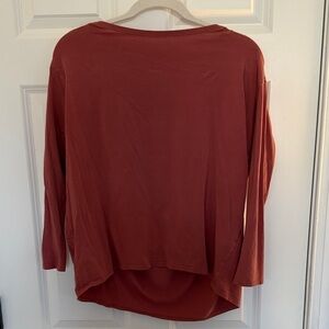 lululemon athletica Terracotta Long Sleeve Top
